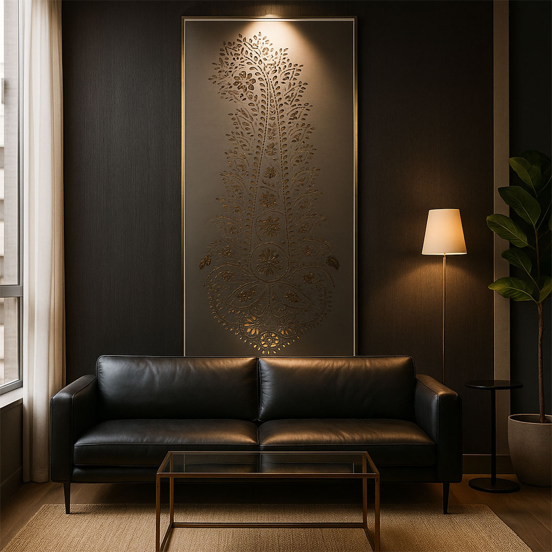 Elevate Wall Art – Botanical Flourish Panel view 2