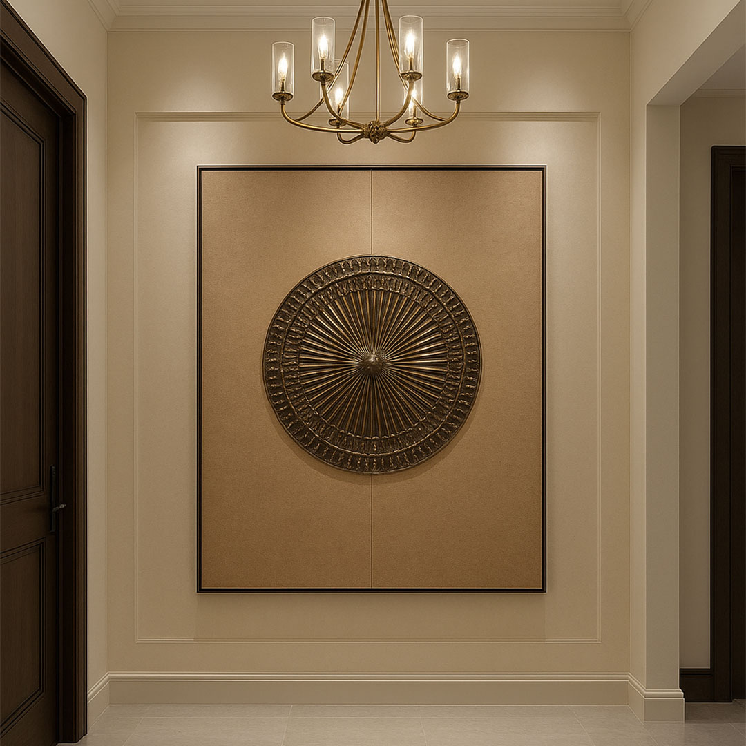 Elevate Wall Art – Sunburst Medallion Panel view 2
